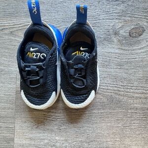 Nike Toddler Black & Blue Air 270